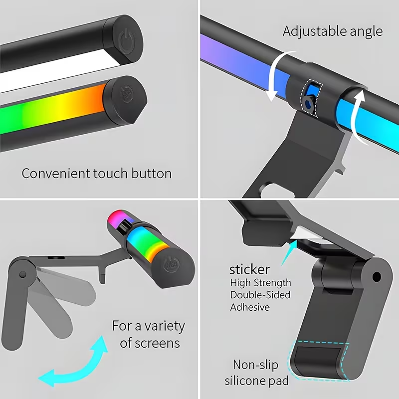 Monitor Light Bar RGB Lightbar - đánh giá và giá Desk Setup Lamp