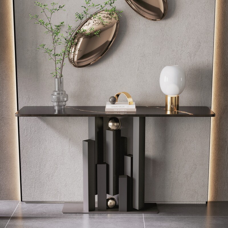 glamour Delicacy Console Table - đánh giá và giá Desk Setup Minimalist