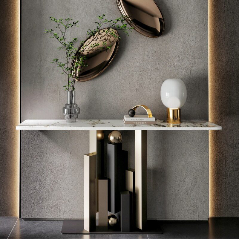 glamour Delicacy Console Table - đánh giá và giá Desk Setup Minimalist