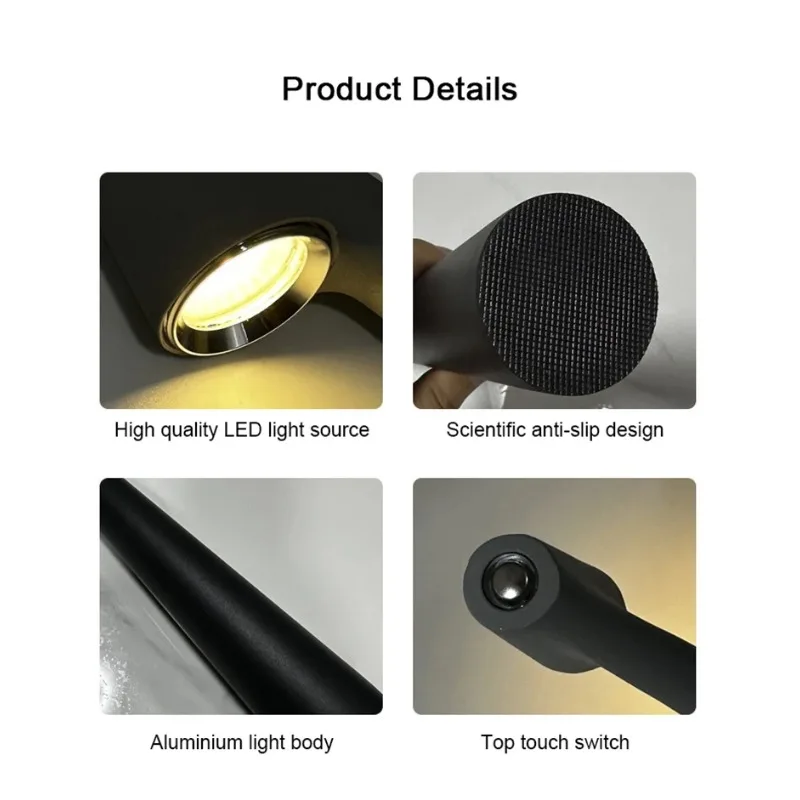 LED Table Lamp USB Charging At - đánh giá và giá Desk Setup Minimalist