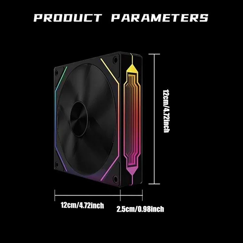 LDPCSJ Prism 4 RS 120mm 4-Pin  - đánh giá và giá Desk Setup Lamp