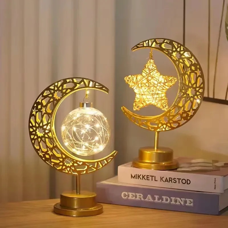 Ramadan LED Night Light Rotati - đánh giá và giá Desk Setup Lamp