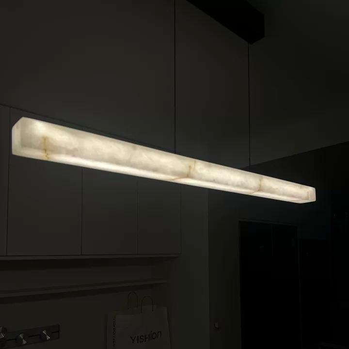 Nordic Strip Luxury Led Pendan - đánh giá và giá Desk Setup Minimalist