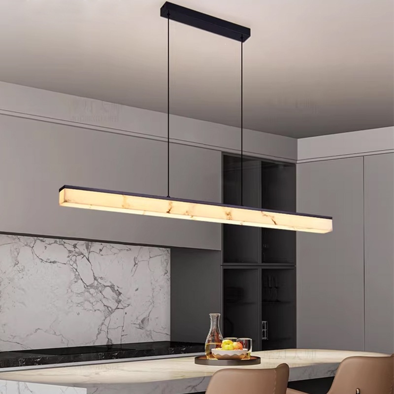 Nordic Strip Luxury Led Pendan - đánh giá và giá Desk Setup Minimalist