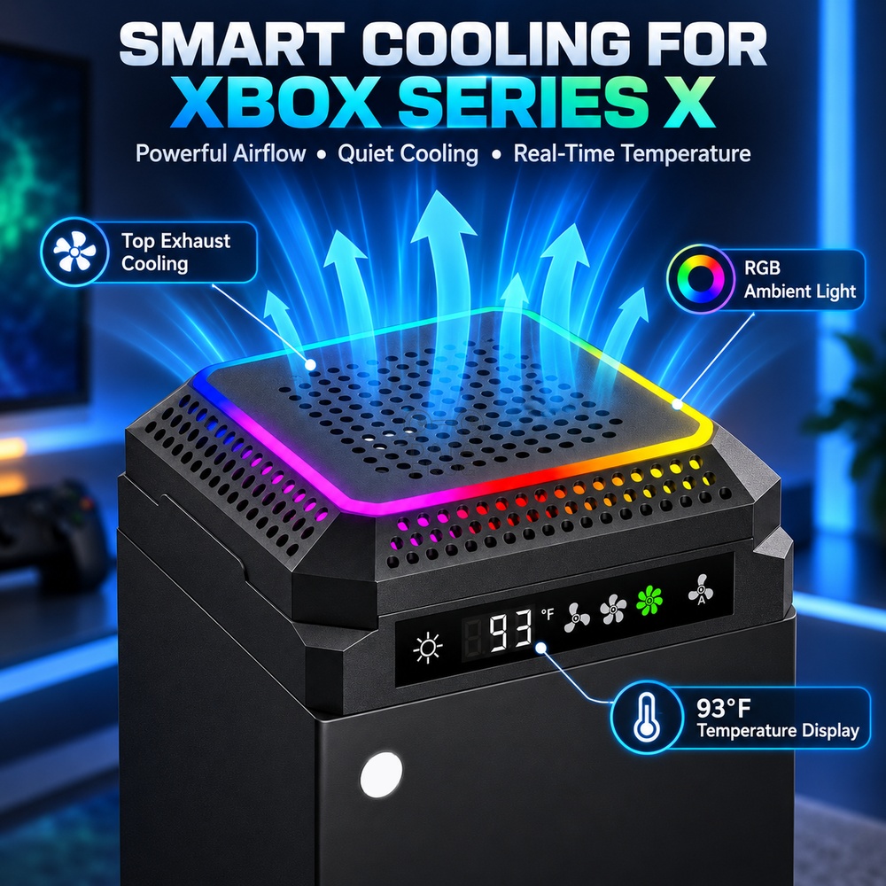 DATA FROG Auto Cooling Fan for - đánh giá và giá Desk Setup Xbox